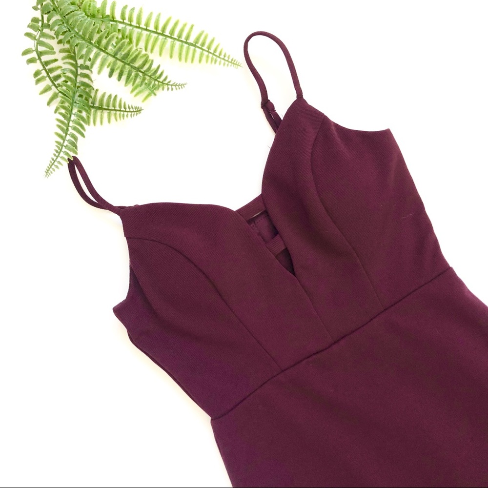 B. Darlin Bodycon Burgundy Dress